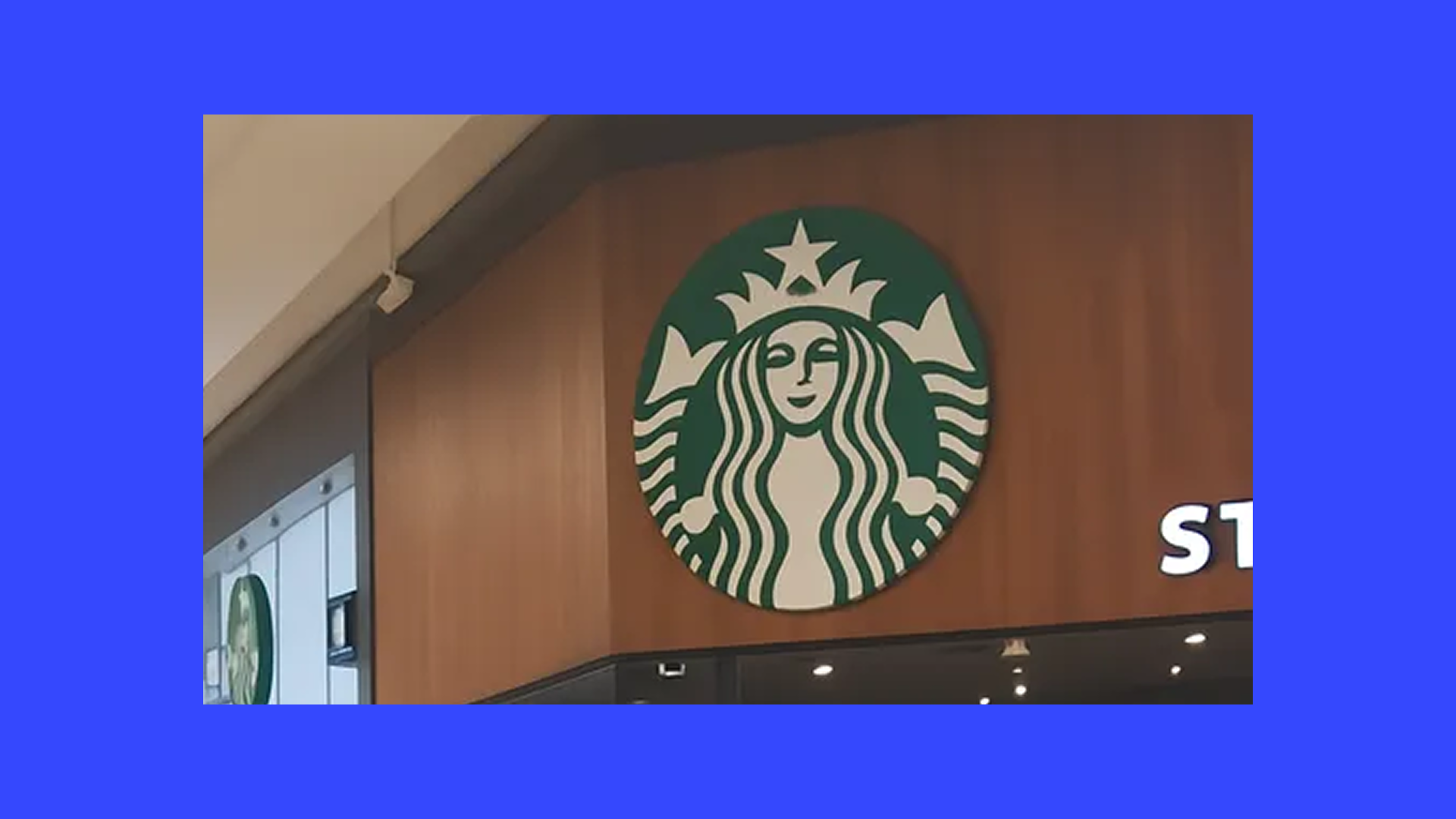 Зміщене лого Starbucks: приклад, як порушувати правила гайдлайнів для якісного дизайну.